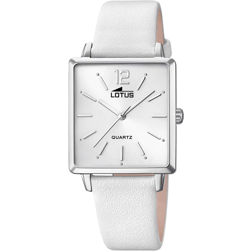 MONTRE LOTUS TRENDY 18712/1 ARGENT, BRACELET CUIR, FEMME
