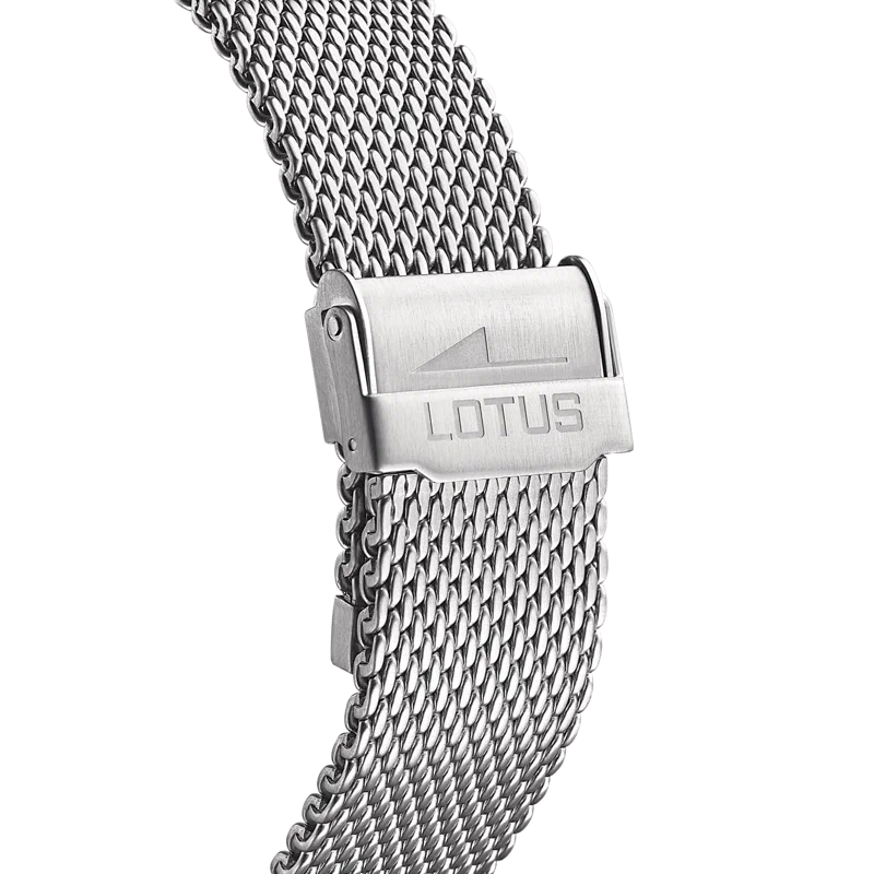 ساعة LOTUS CHRONO 18704/1 زرقاء، سوار من الفولاذ، رجالية — صورة المنتج 2