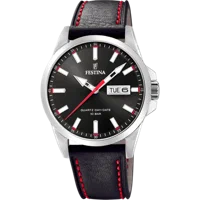 MONTRE FESTINA CLASSICS F20358/4 NOIR, BRACELET CUIR, HOMME