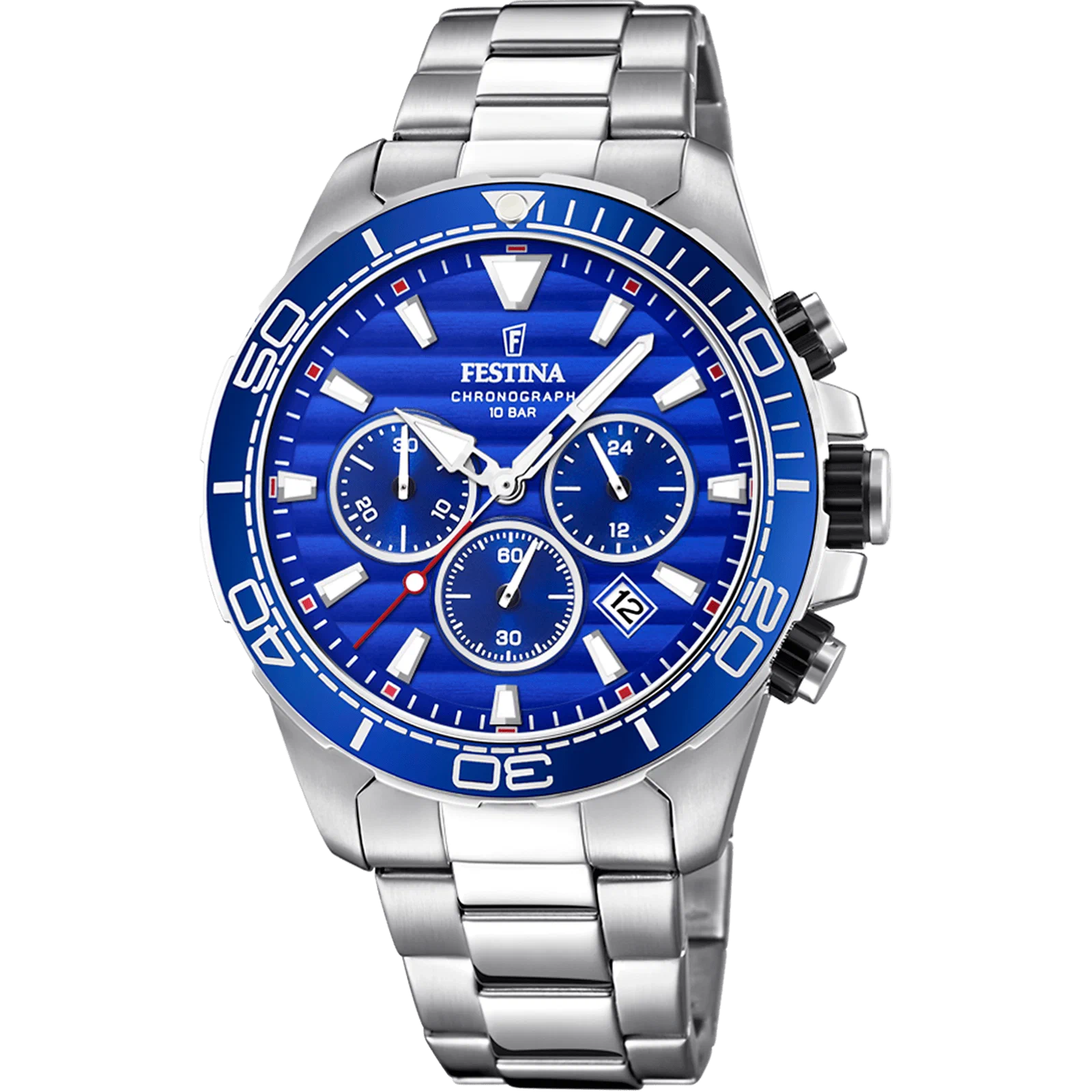 FESTINA PRESTIGE F20361/2 MEN'S WATCH, BLUE, STEEL BRACELET — Product image 1
