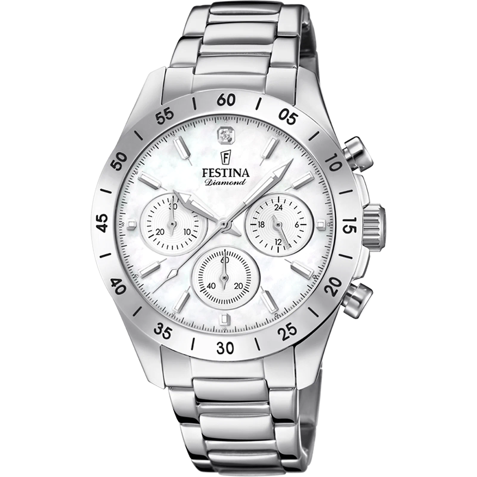 ساعة FESTINA BOYFRIEND F20397/1 بلون الصدف، سوار من الفولاذ، نسائي — صورة المنتج 1