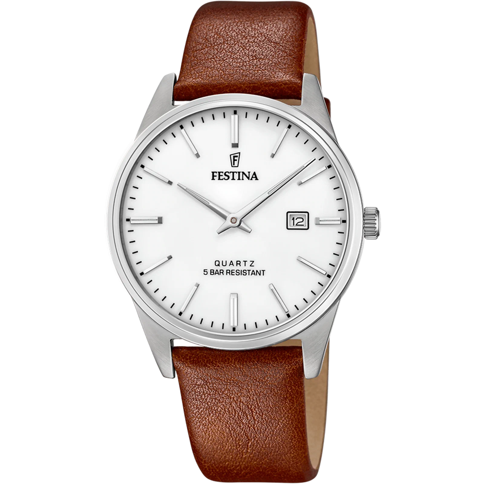 MONTRE FESTINA F20512/2 GRIS, BRACELET CUIR, HOMME — Image du produit 1