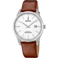 MONTRE FESTINA F20512/2 GRIS, BRACELET CUIR, HOMME