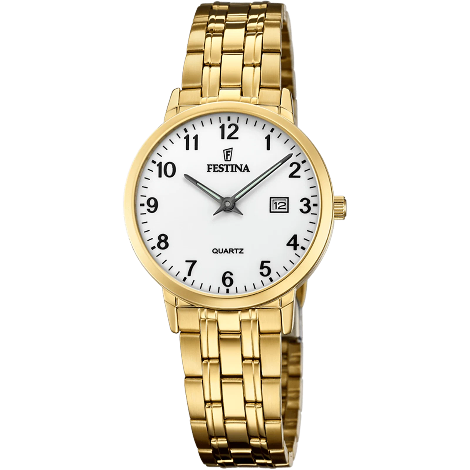 MONTRE FESTINA CLASSICS F20514/1 BLANC, BRACELET EN ACIER, FEMME — Image du produit 1