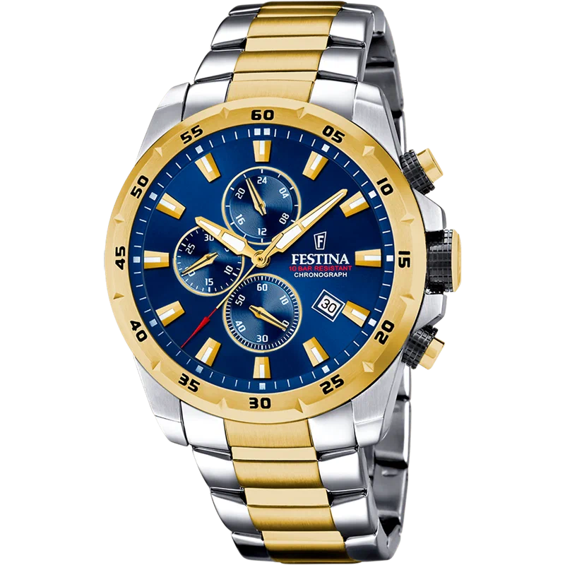 MONTRE FESTINA F20562/2 BLEU, BRACELET EN ACIER, HOMME