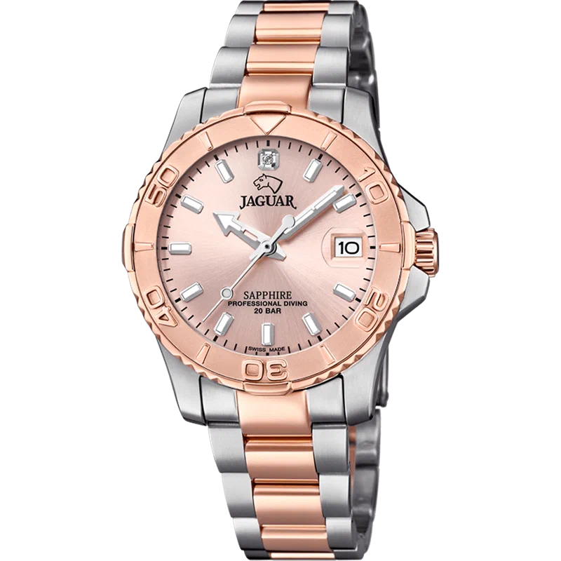 JAGUAR MONTRE FEMME J871/4 EXECUTIVE LADIES ACIER
