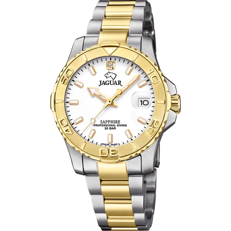 JAGUAR MONTRE FEMME J896/1 COSMOPOLITAN ACIER