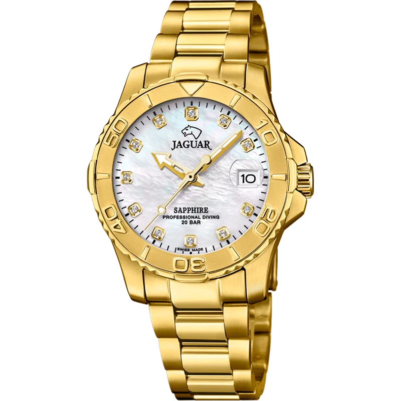 JAGUAR MONTRE FEMME J898/1 COSMOPOLITAN ACIER