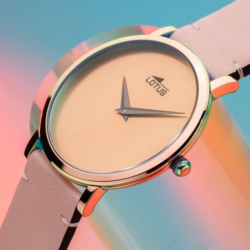 LOTUS MINIMALIST WATCH 18778/1 ROSE, LEATHER STRAP, WOMEN'S — Product image 2