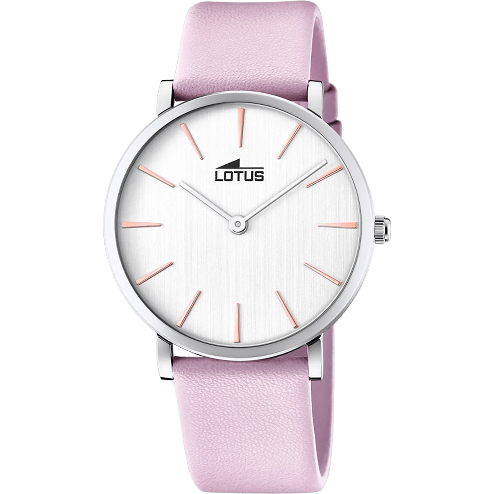 MONTRE LOTUS MINIMALIST 18776/2 ARGENT, BRACELET CUIR, FEMME — Image du produit 1
