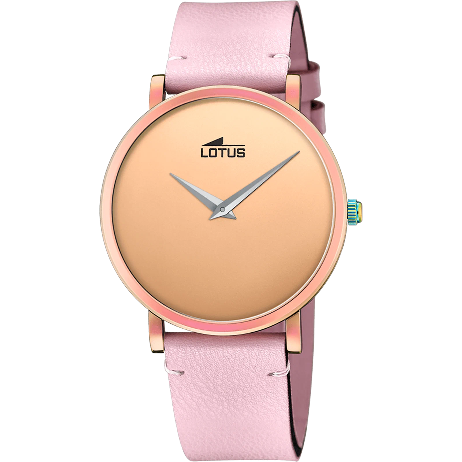 LOTUS MINIMALIST WATCH 18778/1 ROSE, LEATHER STRAP, WOMEN'S — Product image 1