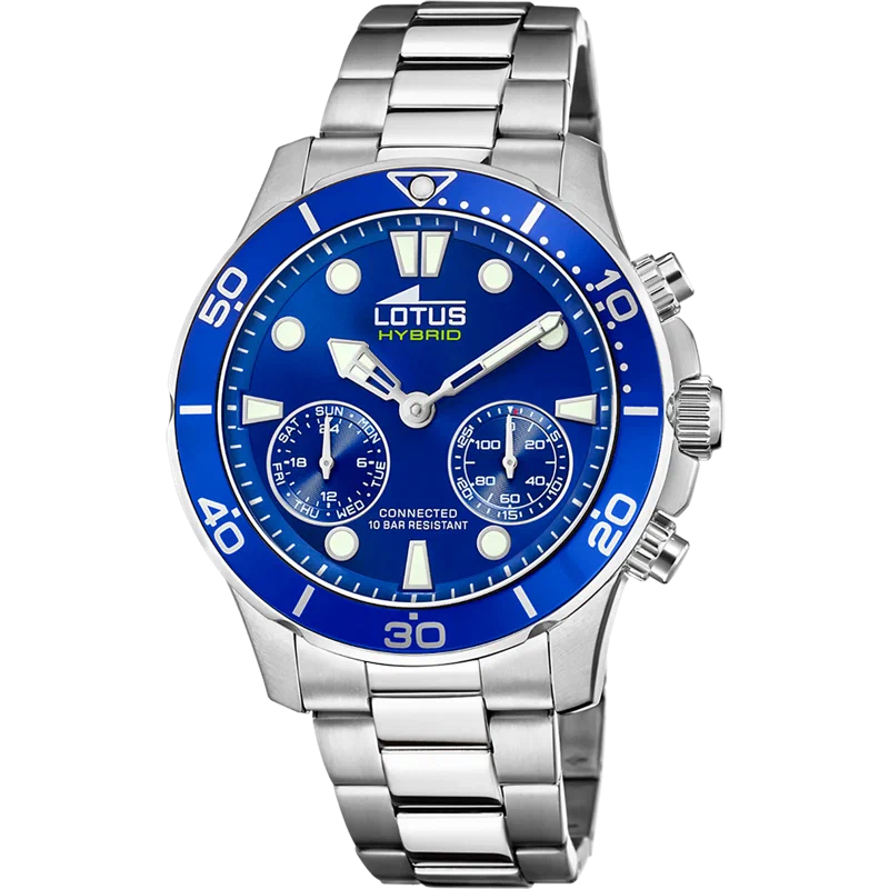 LOTUS CONNECTED 18800/1 BLEU, BRACELET ACIER, HOMME