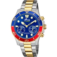 LOTUS CONNECTED 18801/3 BLUE, STEEL BRACELET, MEN'S