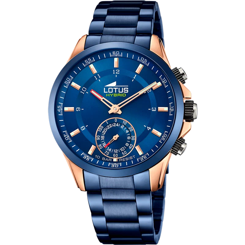 LOTUS CONNECTED 18809/1 BLUE, STEEL BRACELET, MEN'S