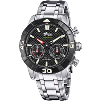 LOTUS CONNECTED 18810/2 BLACK, STEEL BRACELET, MEN'S