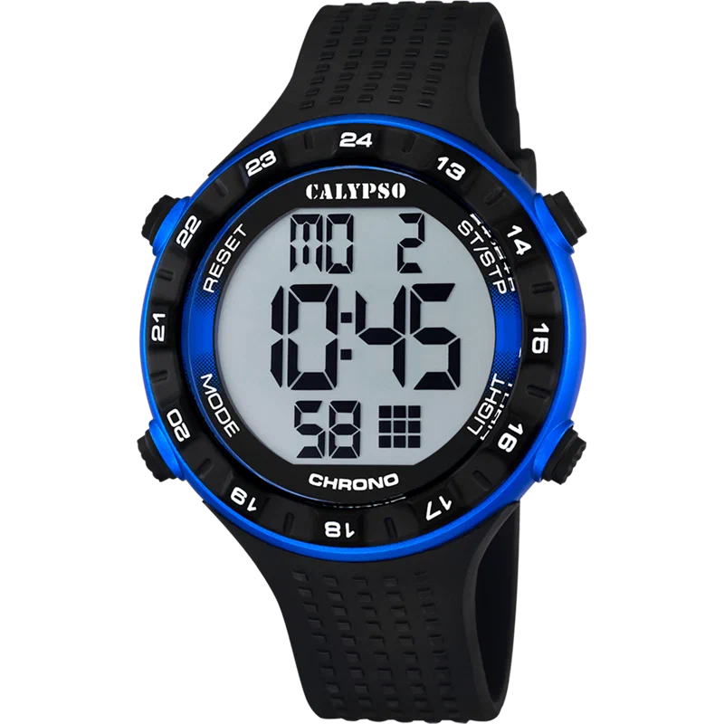 MONTRE CALYPSO K5663/2 NOIR, BRACELET D’ CAOUTCHOUC, HOMME