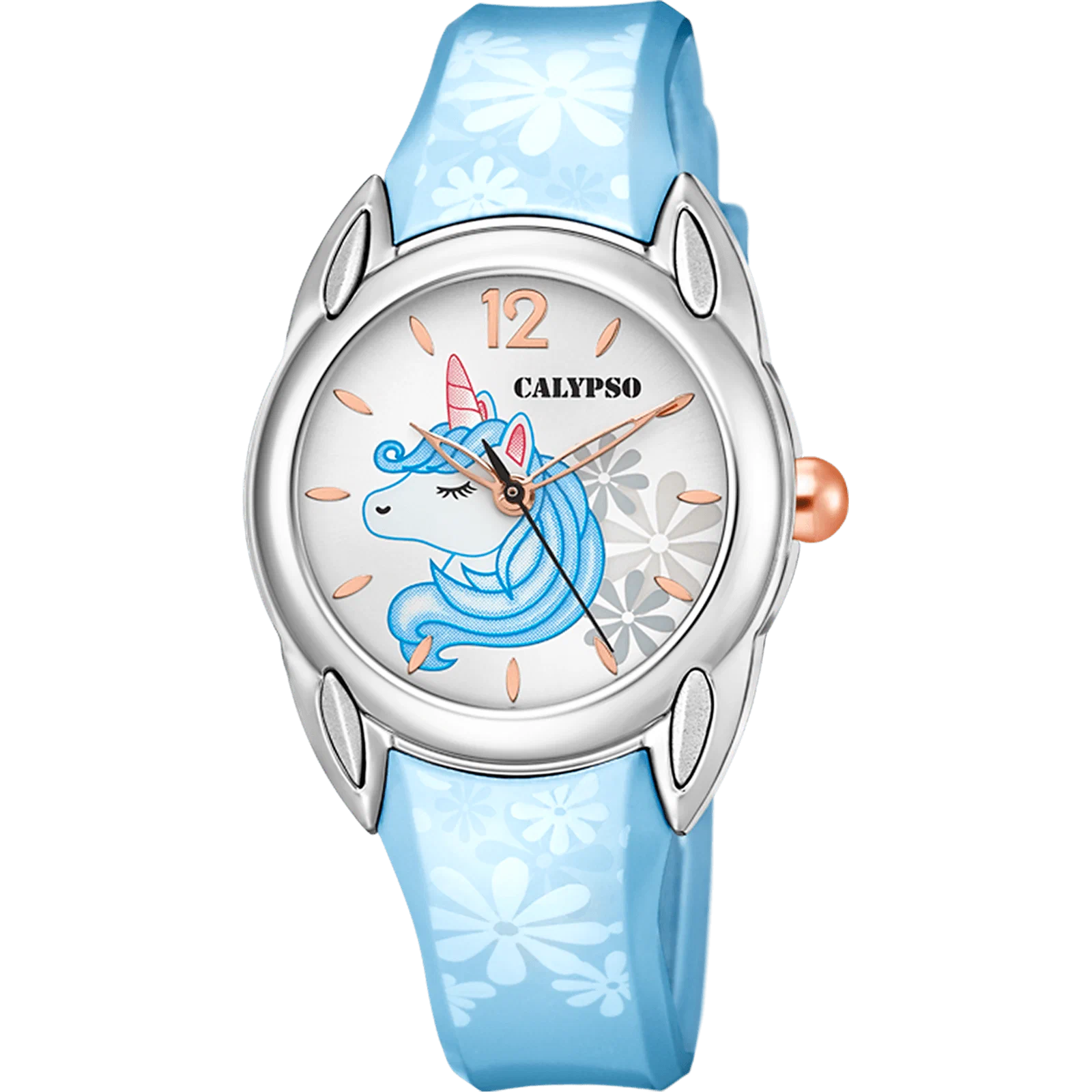 MONTRE CALYPSO SWEET TIME K5734/B ARGENT, BRACELET CAOUTCHOUC, FEMME — Image du produit 1