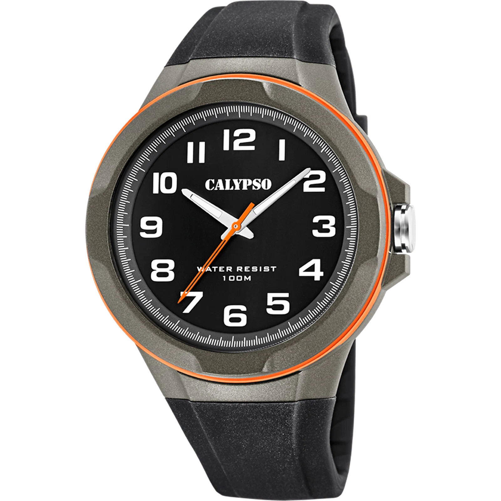 MONTRE CALYPSO STREET STYLE K5781/4 NOIR, BRACELET CAOUTCHOUC, HOMME — Image du produit 1