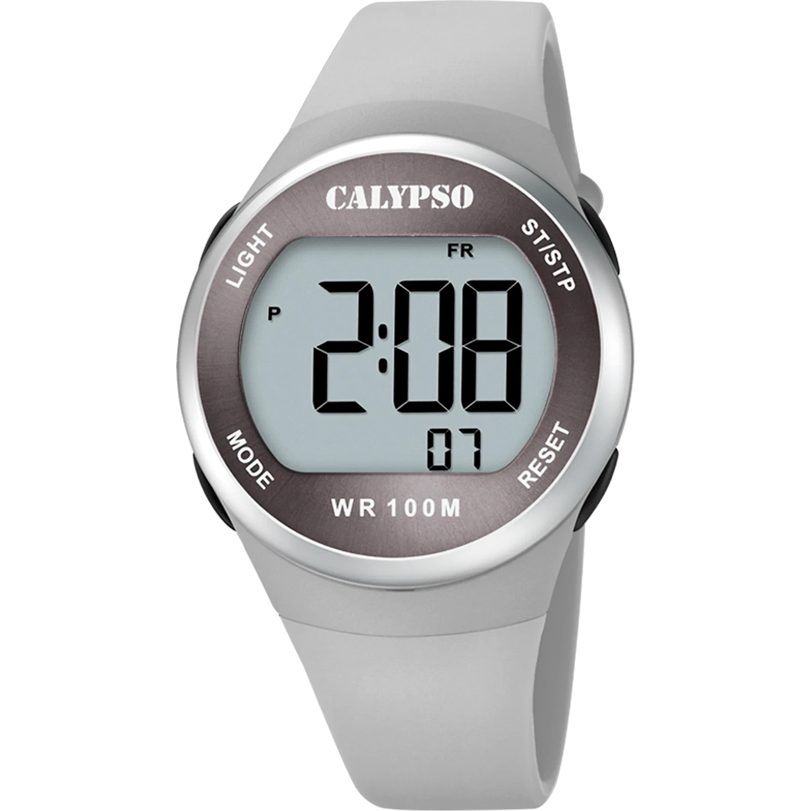 MONTRE CALYPSO K5786/1 GRIS, BRACELET CAOUTCHOUC, HOMME — Image du produit 1