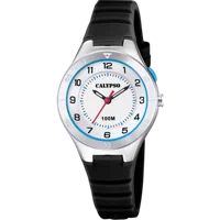 ساعة CALYPSO JUNIOR COLLECTION K5800/4 بيضاء، سوار مطاطي