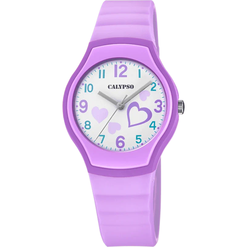 ساعة CALYPSO JUNIOR COLLECTION K5806/3 بيضاء، سوار مطاطي