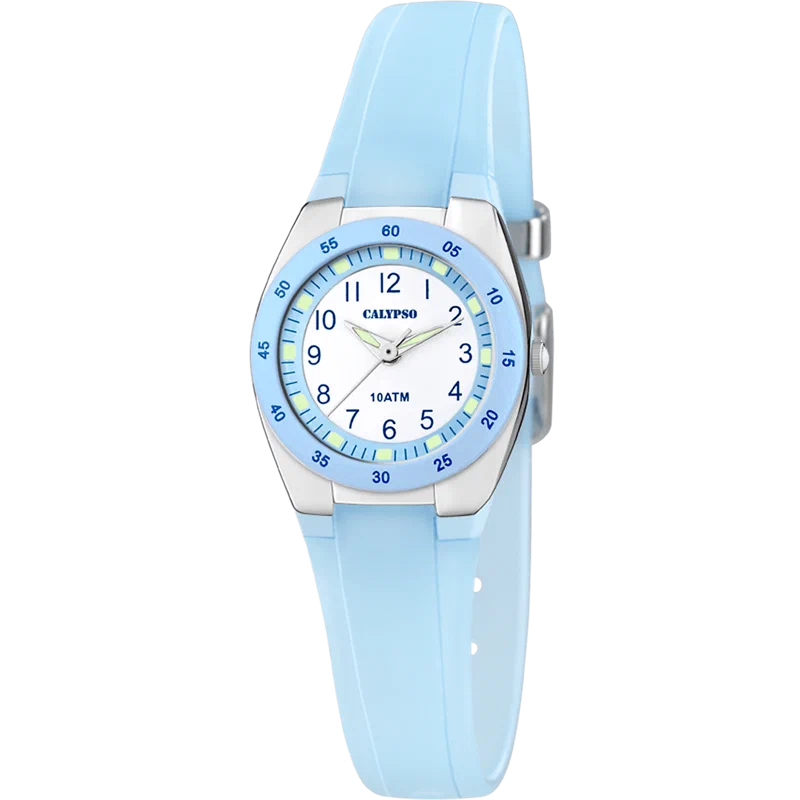 MONTRE CALYPSO SWEET TIME K6043/D BLANC, BRACELET CAOUTCHOUC, FEMME