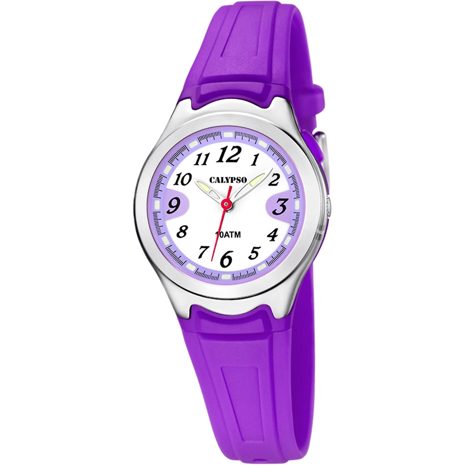 MONTRE CALYPSO SWEET TIME K6067/2 VIOLET, BRACELET CAOUTCHOUC, FEMME — Image du produit 1