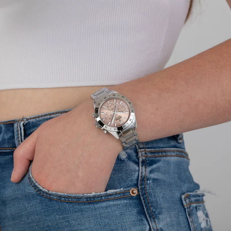 MONTRE FESTINA BOYFRIEND F20397/3 ROSÉ, BRACELET ACIER, FEMME — Image du produit 3