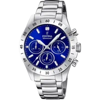 ساعة FESTINA BOYFRIEND F20397/2 زرقاء، سوار من الفولاذ، نسائية