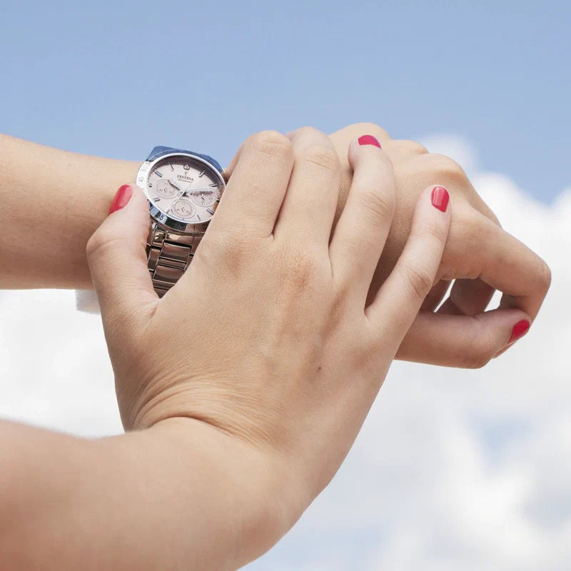 MONTRE FESTINA BOYFRIEND F20397/3 ROSÉ, BRACELET ACIER, FEMME — Image du produit 2