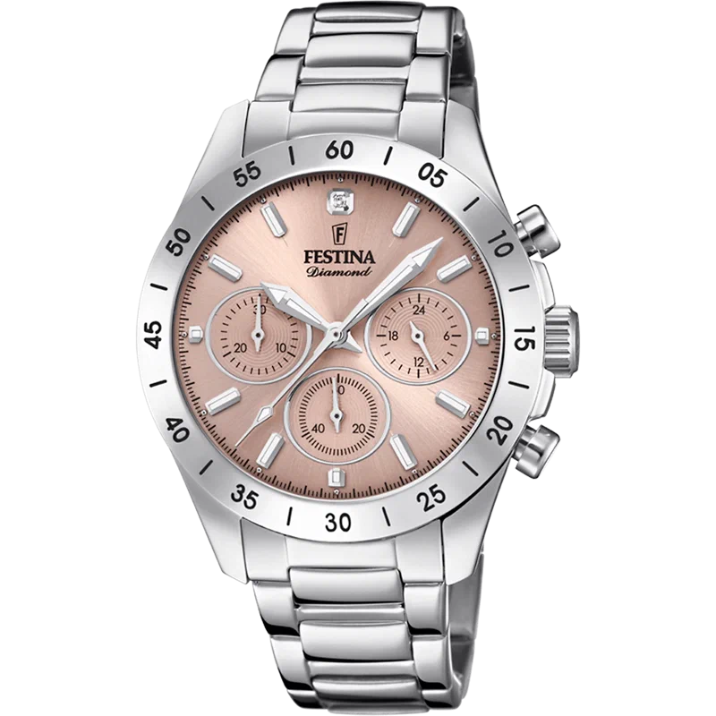 MONTRE FESTINA BOYFRIEND F20397/3 ROSÉ, BRACELET ACIER, FEMME