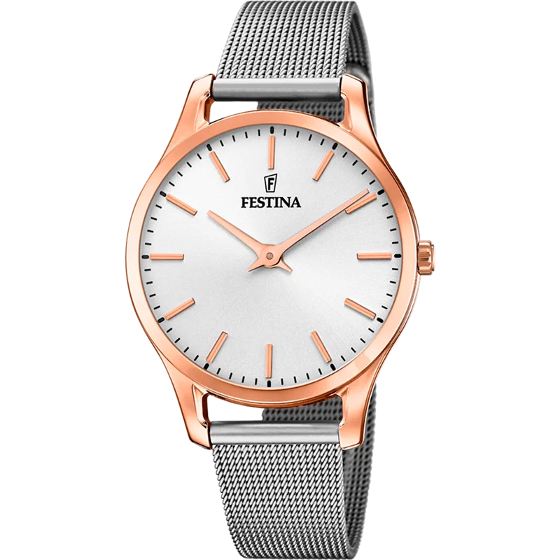 MONTRE FESTINA BOYFRIEND COLLECTION F20507/1 ARGENT, BRACELET ACIER, FEMME