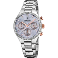 MONTRE FESTINA BOYFRIEND COLLECTION F20401/3 VIOLET, BRACELET ACIER, FEMME