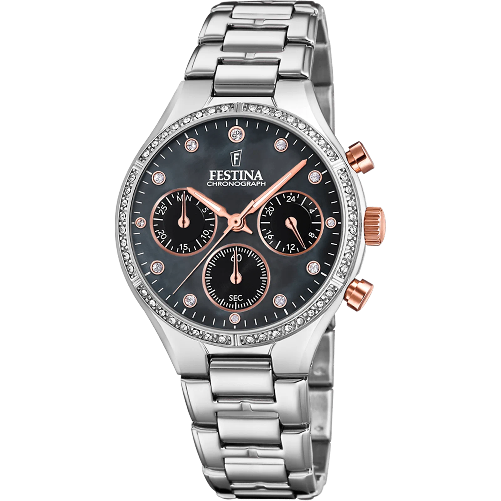 MONTRE FESTINA BOYFRIEND F20401/4 NOIR, BRACELET ACIER, FEMME — Image du produit 1