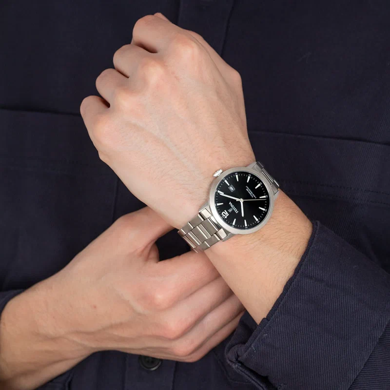 MONTRE FESTINA TITANIUM F20435/3 NOIR, BRACELET TITANE, HOMME — Image du produit 2