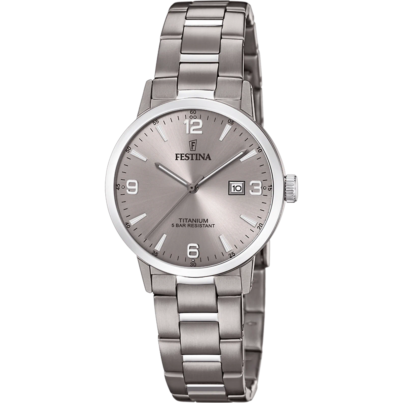 MONTRE FESTINA TITANIUM F20436/2 ARGENTÉ, BRACELET TITANE, FEMME — Image du produit 1