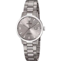 MONTRE FESTINA TITANIUM F20436/2 ARGENTÉ, BRACELET TITANE, FEMME