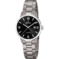 MONTRE FESTINA TITANIUM F20436/3 NOIR, BRACELET TITANE, FEMME