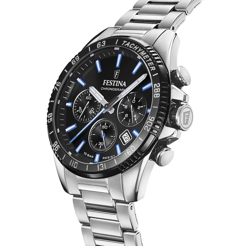 MONTRE FESTINA F20560/5 NOIR, BRACELET ACIER INOXYDABLE, HOMME — Image du produit 3