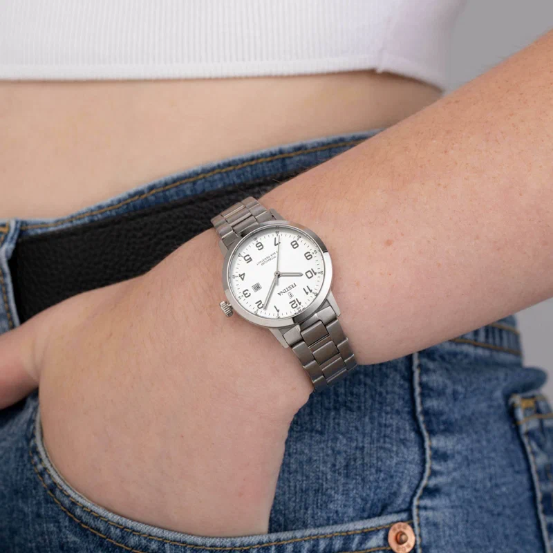 MONTRE FESTINA TITANIUM F20436/1 ARGENTÉ, BRACELET TITANE, FEMME — Image du produit 2