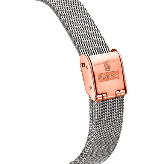 FESTINA AUTOMATIC SKELETON WATCH F20581/1 STEEL BRACELET, WOMEN'S — Product image 3