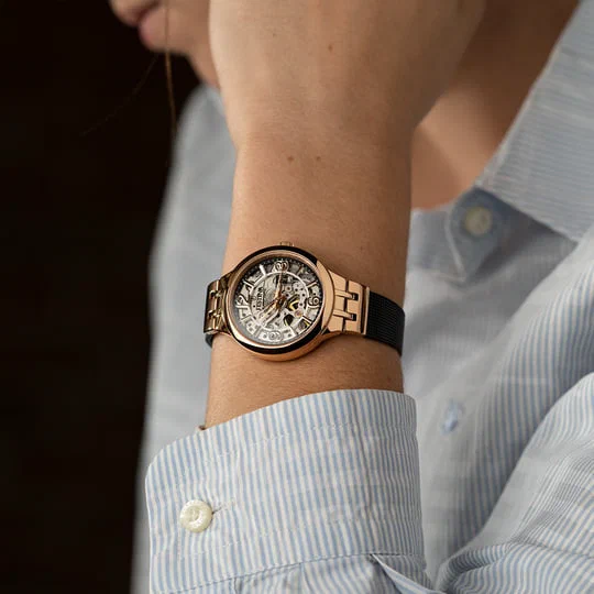 MONTRE FESTINA AUTOMATIC SKELETON F20581/3 BRACELET ACIER, FEMME — Image du produit 3