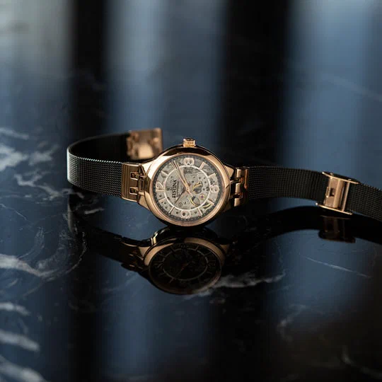 MONTRE FESTINA AUTOMATIC SKELETON F20581/3 BRACELET ACIER, FEMME — Image du produit 2