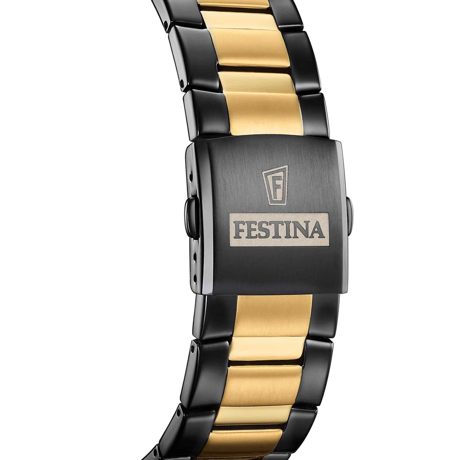 MONTRE FESTINA F20563/1 NOIR, BRACELET CIER, HOMME — Image du produit 2
