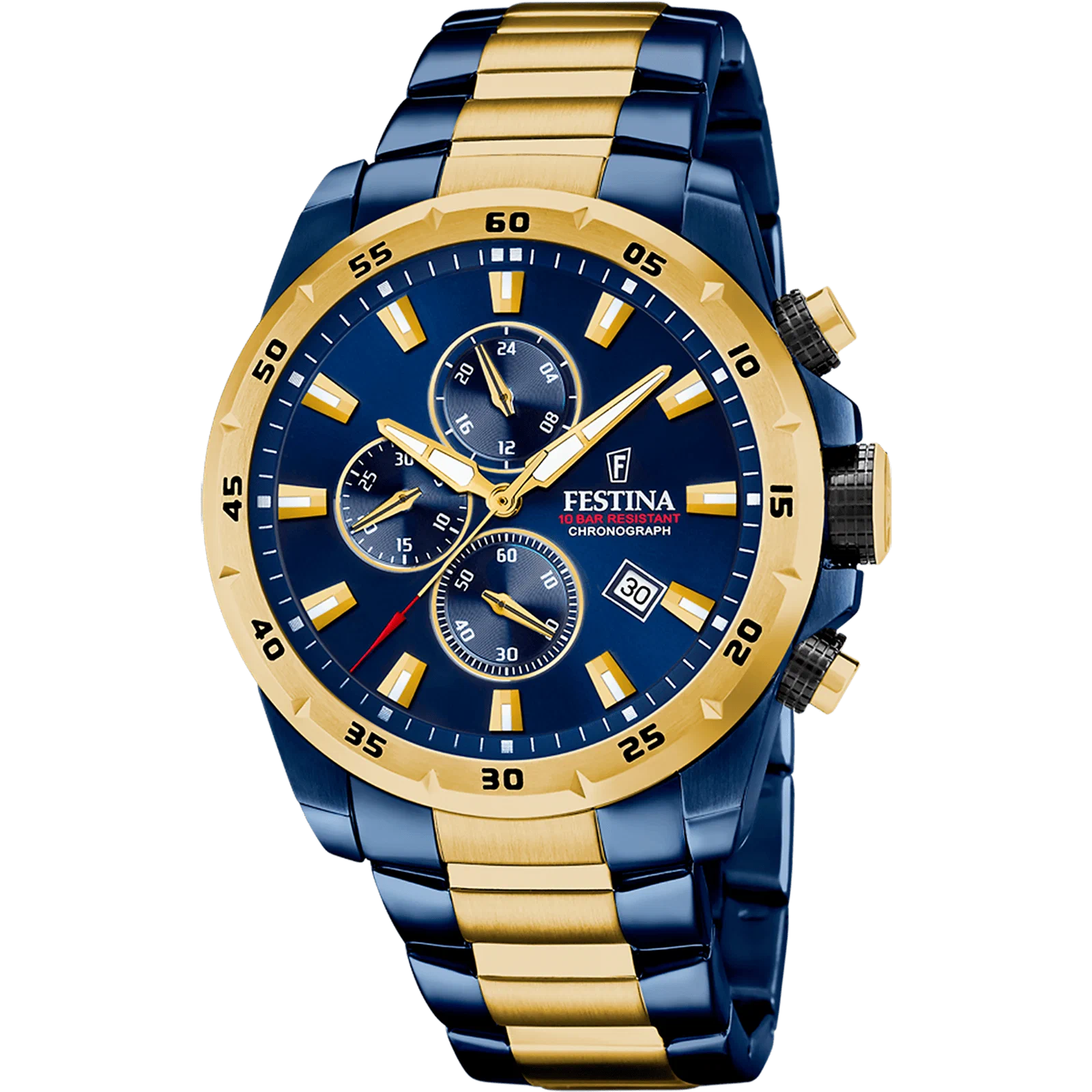 MONTRE FESTINA F20564/1 BLEU, BRACELET ACIER, HOMME — Image du produit 1