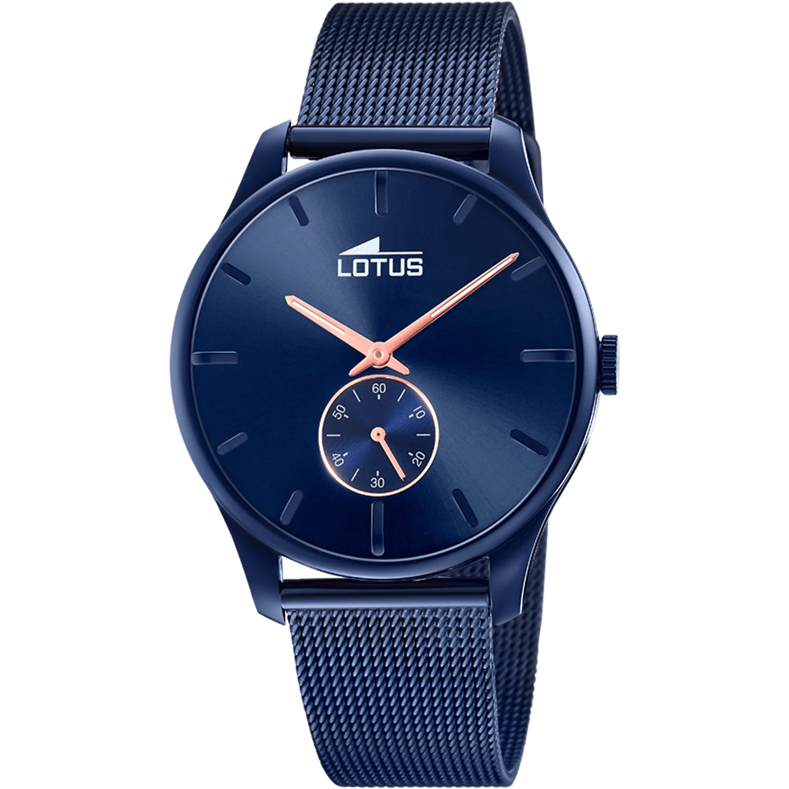 LOTUS MINIMALIST WATCH 18359/A BLUE, STEEL BRACELET, MEN'S — Product image 1