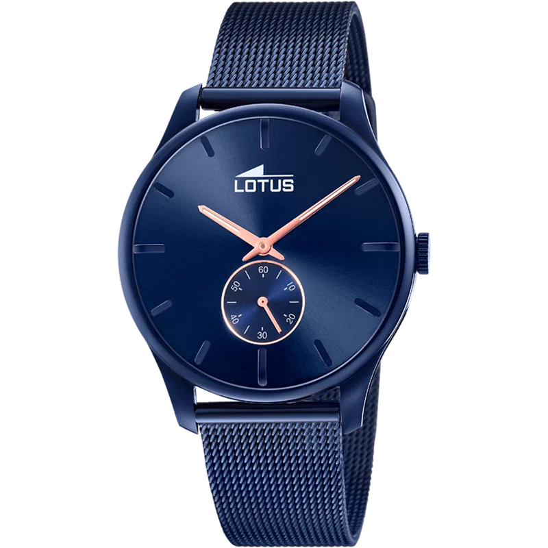 LOTUS MINIMALIST WATCH 18359/A BLUE, STEEL BRACELET, MEN'S