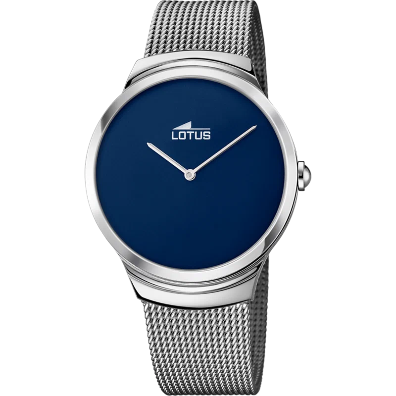 LOTUS MINIMALIST WATCH 18493/B BLUE, STEEL BRACELET, MEN'S