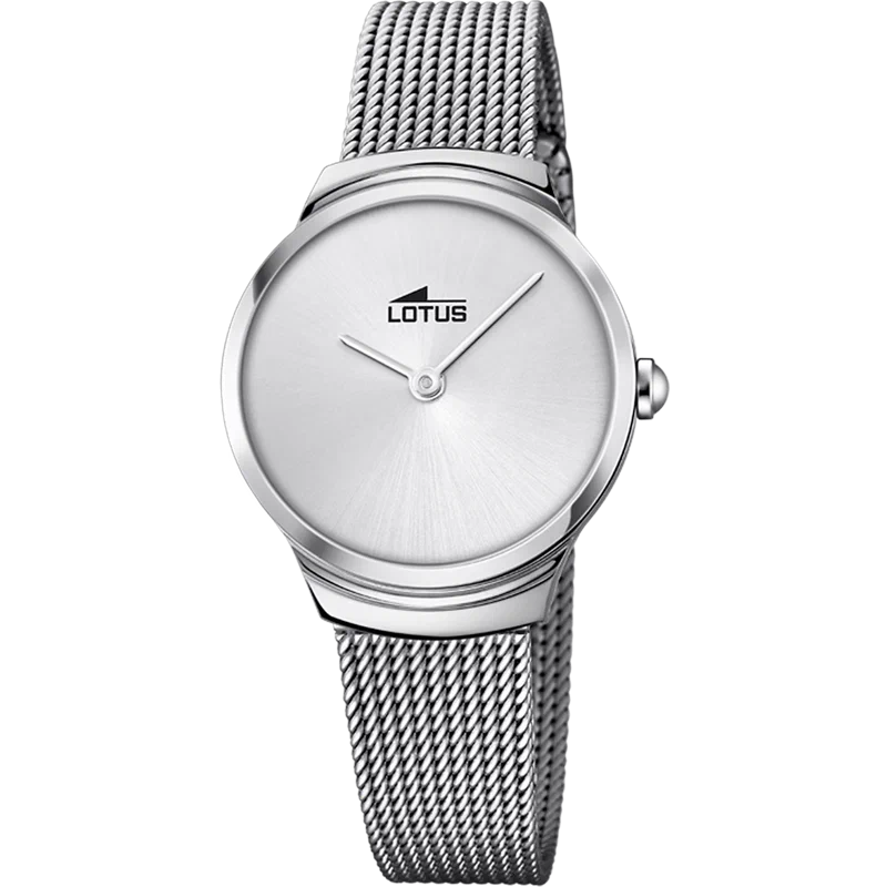 MONTRE LOTUS MINIMALIST 18495/A ARGENT, BRACELET ACIER, FEMME