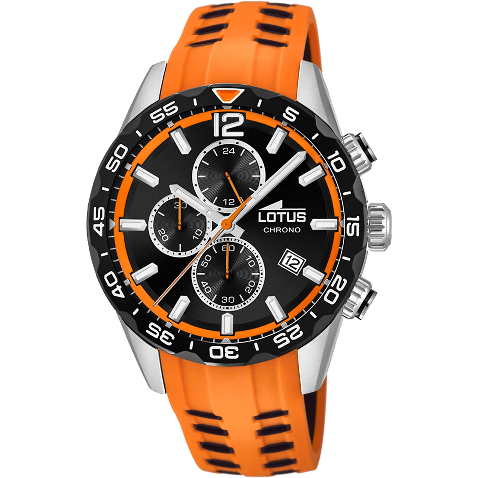 MONTRE LOTUS LOTUS COLOR 18590/1 NOIR, BRACELET CAOUTCHOUC, HOMME — Image du produit 1